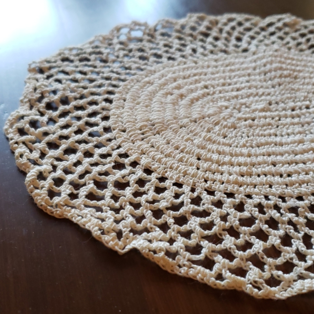 Hand Crocheted Doily - Picture 4 of 4